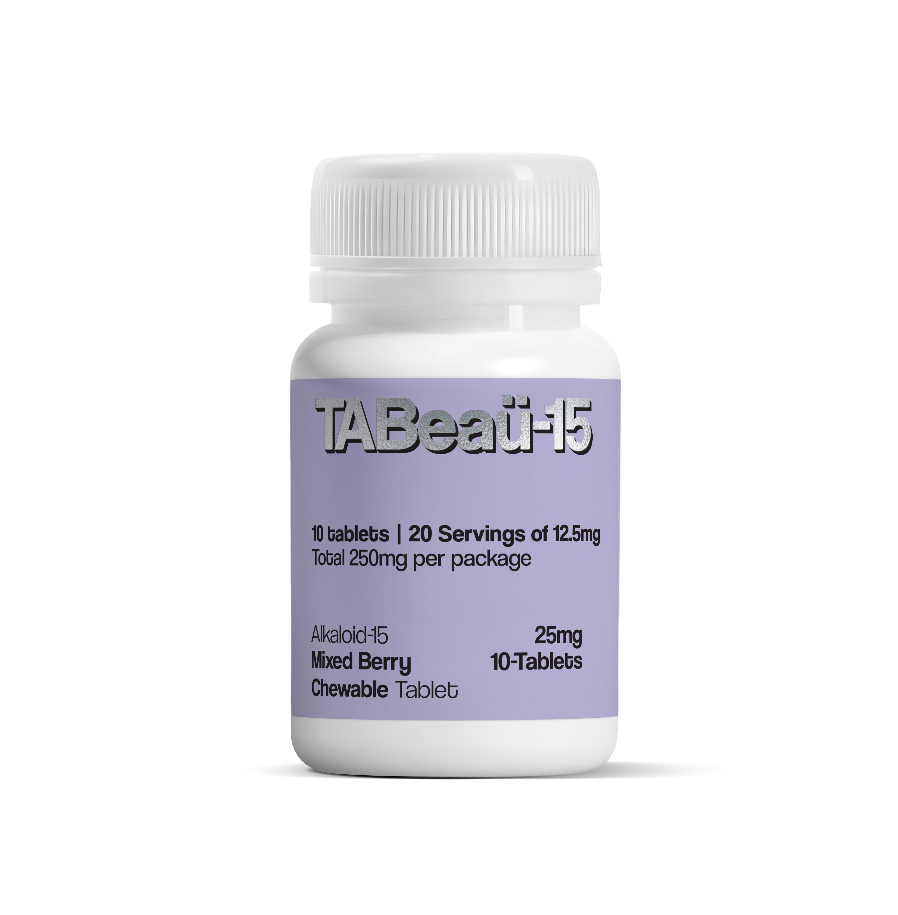 Tabeaü-15 60ml Bottle - 10 Tablet 25mg MGM